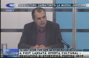 ZIUA CULTURII, SĂRBĂTORITĂ LA MUZEUL JUDEŢEAN