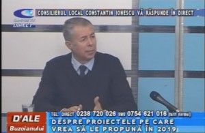 CONSILIERUL LOCAL CONSTANTIN IONESCU, LA CAMPUS TV