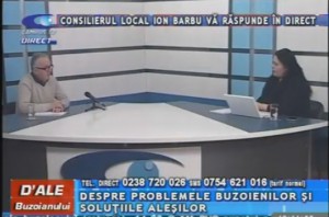 CONSILIERUL LOCAL ION BARBU, LA CAMPUS TV