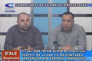 COMERCIANŢII DE LA OBELISC PROTESTEAZĂ