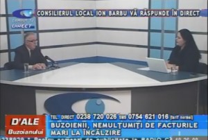 CONSILIERUL LOCAL ION BARBU, LA CAMPUS TV