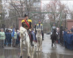 CUZA LA BUZĂU. ACTORII BUZOIENI AU RECONSTITUIT SOSIREA DOMNITORULUI UNIRII