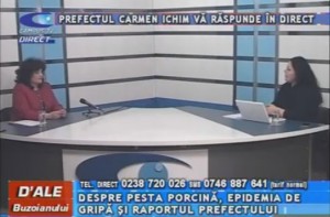 PREFECTUL CARMEN ICHIM, LA CAMPUS TV