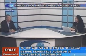 CONSILIERUL LOCAL CONSTANTIN IONESCU, LA CAMPUS TV