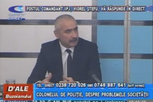 FOSTUL COMANDANT IPJ, VIOREL ŞTEFU, INVITAT LA CAMPUS TV