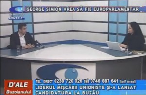 GEORGE SIMION VREA SĂ FIE EUROPARLAMENTAR