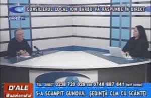 CONSILIERUL LOCAL ION BARBU, LA CAMPUS TV