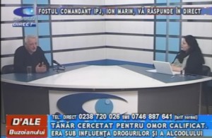 FOSTUL COMANDANT IPJ, ION MARIN, INVITAT LA CAMPUS TV