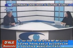 VICEPRIMARUL ANDREI NEDER, LA CAMPUS TV