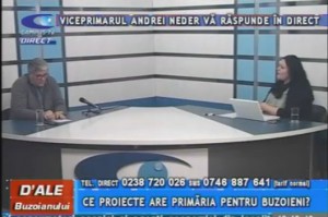 VICEPRIMARUL ANDREI NEDER, LA CAMPUS TV