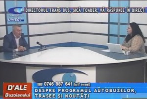 DIRECTORUL TRANS BUS, LA CAMPUS TV