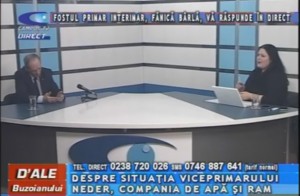 FOSTUL PRIMAR INTERIMAR FĂNICĂ BÂRLĂ, LA CAMPUS TV