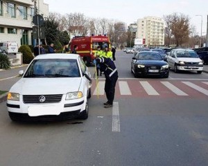 OLIMPICI BUZOIENI ACCIDENTAŢI LA CONSTANŢA. AU FOST SPULBERAŢI DE PE TRECEREA DE PIETONI