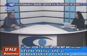 VICEPRIMARUL ANDREI NEDER, LA CAMPUS TV