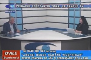 PRIMARUL CONSTANTIN TOMA, LA CAMPUS TV