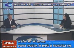 DEPUTATUL PNL CRISTI ROMANESCU, LA CAMPUS TV