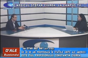 MEDICUL ŞTEFAN CIUREA, ÎN STUDIOUL CAMPUS TV