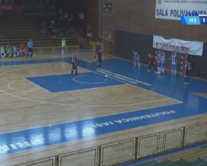 PLAY-OUT FĂRĂ EMOŢII, PENTRU GLORIA ECHIPA DE FUTSAL S-A IMPUS LA IAŞI, CU 3 LA 1
