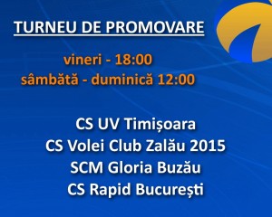 PROMOVAREA SE DECIDE LA BUZĂU. TURNEUL PLAY-OFF LA VOLEI ÎNCEPE VINERI