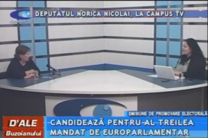 DEPUTATUL NORICA NICOLAI, LA CAMPUS TV
