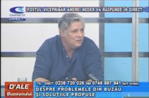 FOSTUL VICEPRIMAR ANDREI NEDER, LA CAMPUS TV