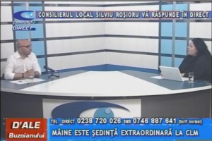 CONSILIERUL LOCAL SILVIU ROŞIORU, LA CAMPUS TV
