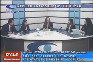 ATELIER ANTICORUPŢIE, LA BUZĂU