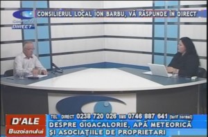 CONSILIERUL LOCAL ION BARBU, LA CAMPUS TV