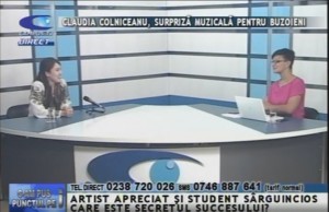 CLAUDIA COLNICEANU, SURPRIZĂ MUZICALĂ PENTRU BUZOIENI