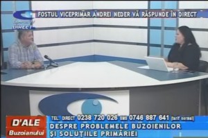 FOSTUL VICEPRIMAR ANDREI NEDER, LA CAMPUS TV