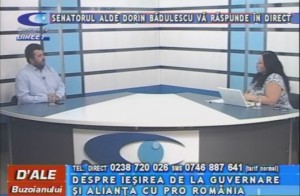 SENATORUL ALDE DORIN BĂDULESCU, LA CAMPUS TV