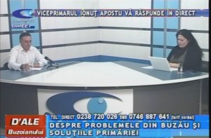 VICEPRIMARUL IONUŢ APOSTU, LA CAMPUS TV