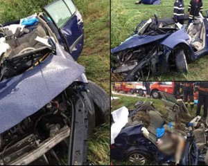 ŞEFUL DE POST DIN BREAZA, MORT LA BRAŞOV. MAŞINA SA A FOST LOVITĂ DE UN TIR