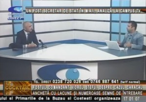 UN FOST SECRETAR DE STAT ÎN M.A.I., ANALIZĂ LA CAMPUS TV