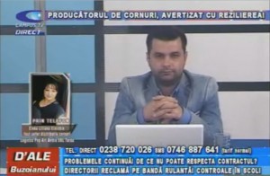 PRODUCĂTORUL DE CORNURI, AMENINŢAT CU REZILIEREA