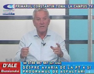 PRIMARUL TOMA DESPRE ZGOMOTUL DIN DOROBANŢI:  “DACĂ ÎNCHIZI FEREASTRA, NU SE MAI AUDE NIMIC”