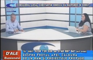 CONSILIERUL LOCAL CONSTANTIN IONESCU, LA CAMPUS TV