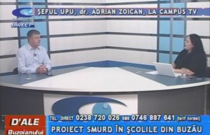 ŞEFUL UPU, DR. ADRIAN ZOICAN, LA CAMPUS TV