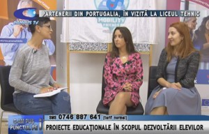 PARTENERII DIN PORTUGALIA, ÎN VIZITĂ LA LICEUL TEHNIC