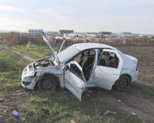 ACCIDENT PE ŞOSEAUA POGONELE. DOI BĂRBAŢI INTERNAŢI LA SPITALUL JUDEŢEAN
