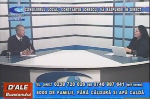 CONSILIERUL LOCAL CONSTANTIN IONESCU, ÎN STUDIOUL CAMPUS TV