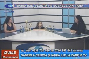MARIA ILIE, VEDETĂ PE SCENELE DIN ŢARĂ