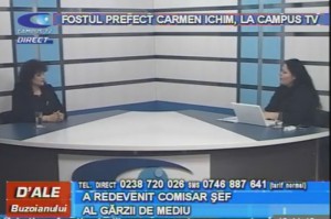 FOSTUL PREFECT CARMEN ICHIM, LA CAMPUS TV