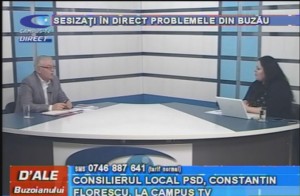PROBLEMELE DIN BUZĂU, SESIZATE LA CAMPUS TV