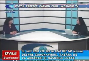 FOSTUL PREFECT CARMEN ICHIM, LA CAMPUS TV