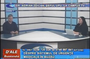 DR. ADRIAN ZOICAN, ŞEFUL UPU, LA CAMPUS TV