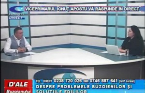VICEPRIMARUL IONUŢ APOSTU, LA CAMPUS TV