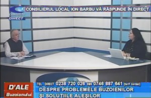 CONSILIERUL LOCAL ION BARBU, LA CAMPUS TV