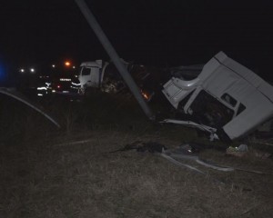 ACCIDENT TERIBIL, PE DN2 E85. DOUĂ TIR-URI S-AU CIOCNIT, LA OREAVU