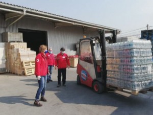CRUCEA ROŞIE BUZĂU, ÎN VREME DE COVID-19. SPRIJIN PENTRU MEDICI ŞI OAMENI AFLAŢI ÎN NEVOIE